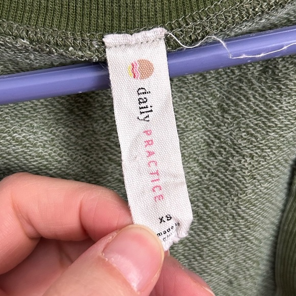 Anthropologie Daily Practice Utility Mini Dress Green Size XS - Picture 4 of 9